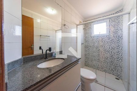 Banheiro de apartamento à venda com 2 quartos, 53m² em Vila América, Santo André