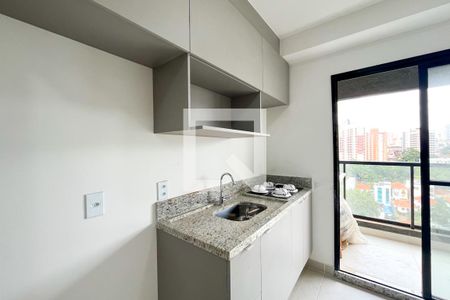 Sala/Cozinha de apartamento para alugar com 1 quarto, 27m² em Vila Dom Pedro Ii, São Paulo