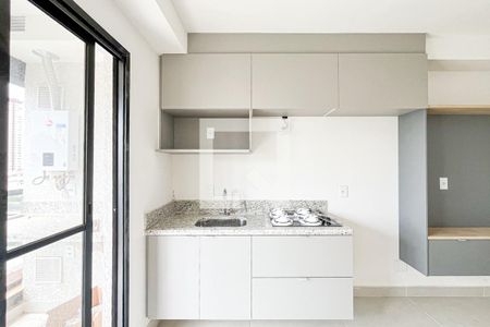 Sala/Cozinha de apartamento para alugar com 1 quarto, 27m² em Vila Dom Pedro Ii, São Paulo