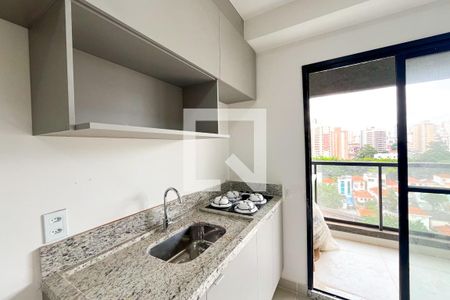 Sala/Cozinha de apartamento para alugar com 1 quarto, 28m² em Vila Dom Pedro Ii, São Paulo