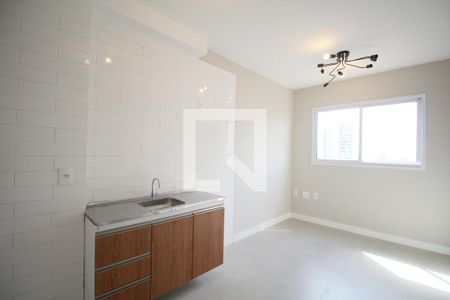 Sala/Cozinha de apartamento para alugar com 1 quarto, 27m² em Vila Andrade, São Paulo