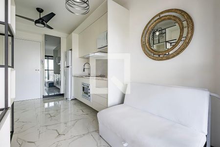 Sala/Cozinha de apartamento para alugar com 1 quarto, 30m² em Pinheiros, São Paulo