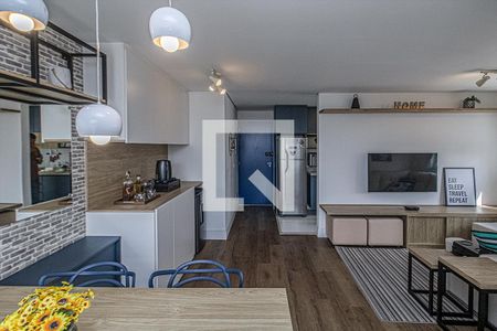 sala_7 de apartamento à venda com 1 quarto, 48m² em Vila Gumercindo, São Paulo