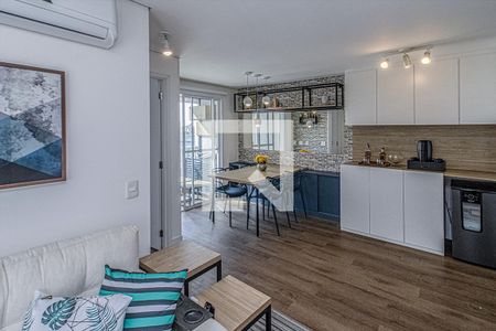 sala_3 de apartamento à venda com 1 quarto, 48m² em Vila Gumercindo, São Paulo