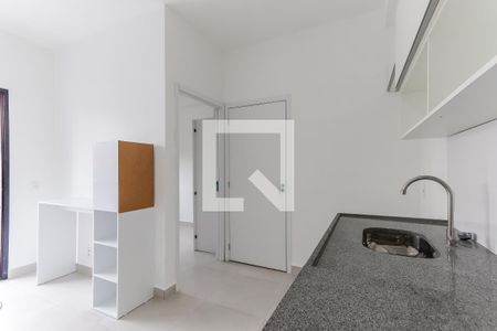 Sala / Cozinha de apartamento à venda com 1 quarto, 34m² em Vila Sonia, São Paulo