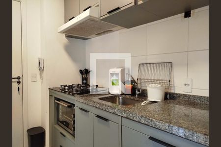 Cozinha de apartamento à venda com 1 quarto, 25m² em Tatuapé, São Paulo