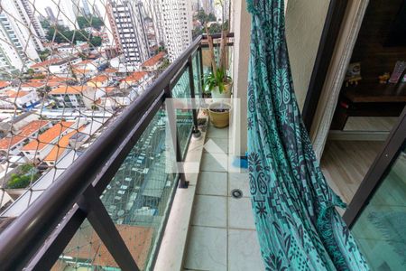 Varanda de apartamento à venda com 2 quartos, 60m² em Chácara Santo Antônio (zona Leste), São Paulo
