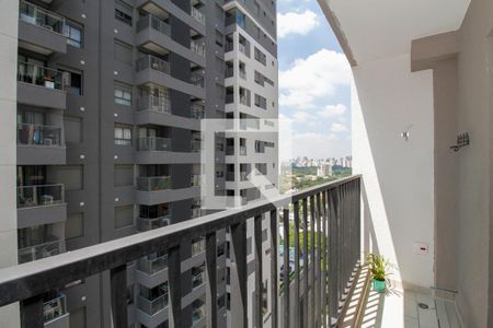 Varanda e Vista de kitnet/studio para alugar com 1 quarto, 25m² em Pinheiros, São Paulo