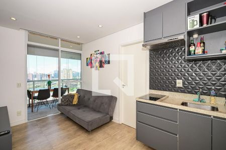 Sala de apartamento à venda com 1 quarto, 35m² em Real Parque, São Paulo