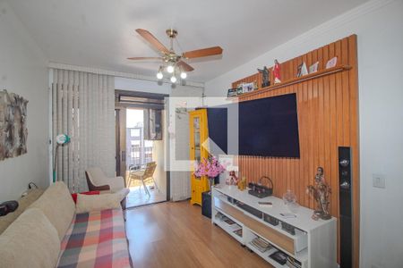 Sala de apartamento à venda com 2 quartos, 70m² em Cristal, Porto Alegre