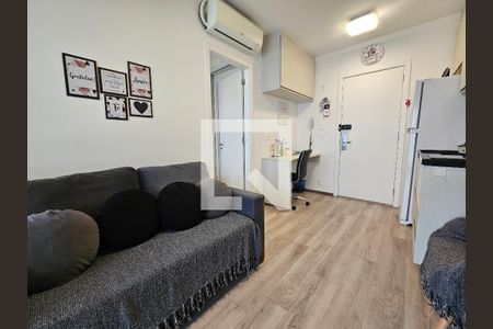 Sala/Cozinha de apartamento para alugar com 1 quarto, 34m² em Brooklin, São Paulo