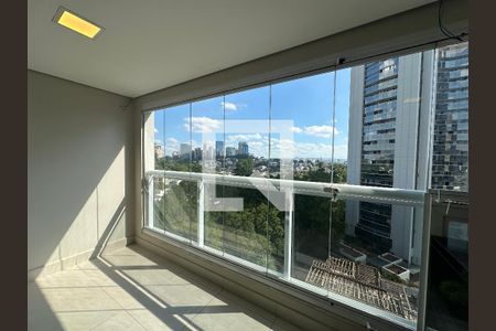 Varanda da Sala de apartamento para alugar com 2 quartos, 67m² em Empresarial 18 do Forte, Barueri