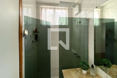 Banheiro da Suíte 1 de apartamento à venda com 4 quartos, 120m² em São Pedro, Belo Horizonte