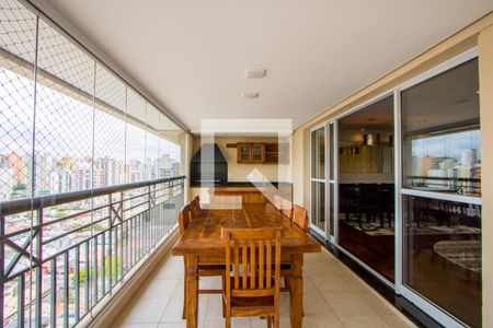 Varanda gourmet de apartamento à venda com 3 quartos, 165m² em Jardim, Santo André