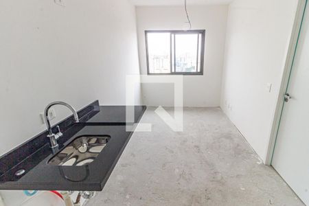Sala/Cozinha de apartamento à venda com 1 quarto, 24m² em Mooca, São Paulo