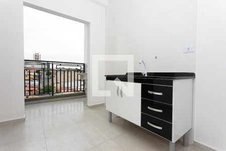 Cozinha de apartamento para alugar com 1 quarto, 28m² em Penha de França, São Paulo