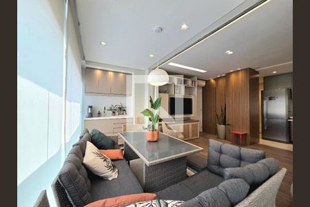 Varanda de apartamento à venda com 2 quartos, 74m² em Indianópolis, São Paulo