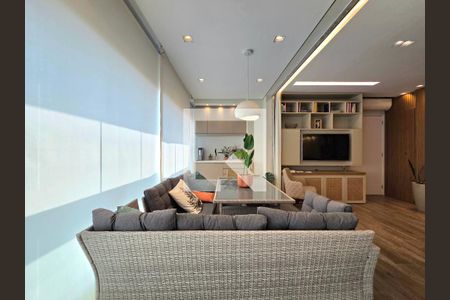 Varanda de apartamento à venda com 2 quartos, 74m² em Indianópolis, São Paulo