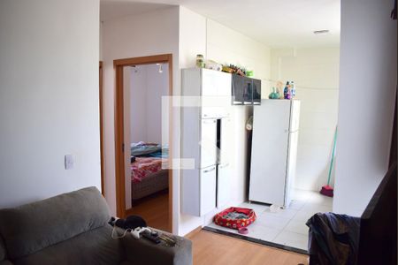 Sala/Cozinha de apartamento para alugar com 2 quartos, 50m² em Chácaras Hipica, Ribeirão Preto