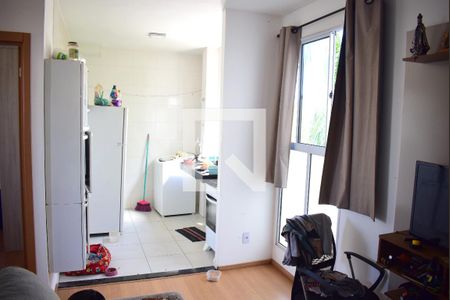 Sala/Cozinha de apartamento para alugar com 2 quartos, 50m² em Chácaras Hipica, Ribeirão Preto