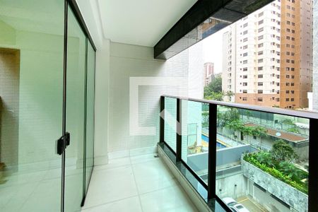 Varanda da Sala de apartamento para alugar com 2 quartos, 73m² em Lourdes, Belo Horizonte