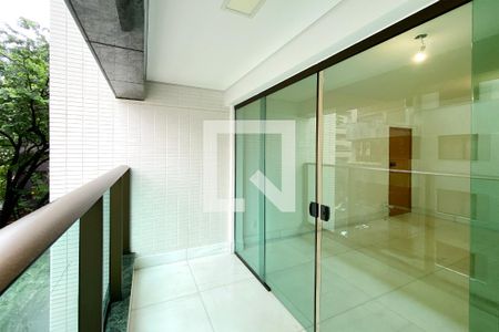 Varanda da Sala de apartamento para alugar com 2 quartos, 73m² em Lourdes, Belo Horizonte