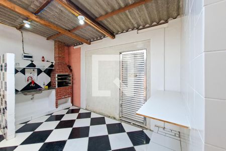 Cozinha de casa para alugar com 2 quartos, 45m² em Sítio do Campo, Praia Grande