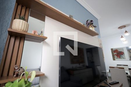 Sala de apartamento à venda com 3 quartos, 59m² em Vila Valparaíso, Santo André