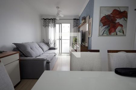 Sala de apartamento à venda com 3 quartos, 59m² em Vila Valparaíso, Santo André