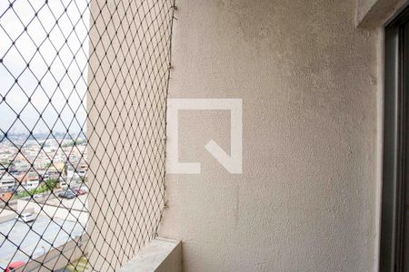 Varanda da Sala de apartamento à venda com 2 quartos, 58m² em Campanário, Diadema