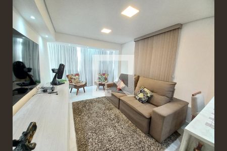 Sala de apartamento para alugar com 1 quarto, 62m² em Centro, São Vicente