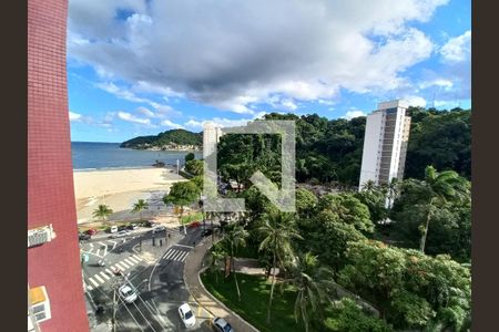 Vista da Sala de apartamento para alugar com 1 quarto, 62m² em Centro, São Vicente