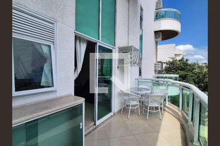 Varanda  de apartamento para alugar com 1 quarto, 60m² em Recreio dos Bandeirantes, Rio de Janeiro