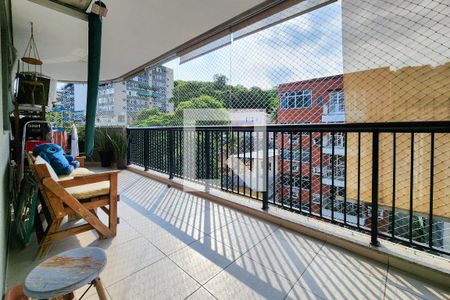 Varanda  de apartamento à venda com 2 quartos, 81m² em Maracanã, Rio de Janeiro