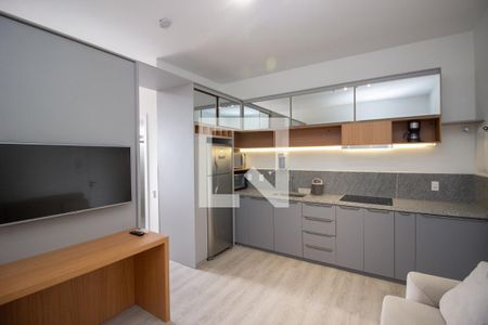 Sala e Cozinha de apartamento para alugar com 1 quarto, 31m² em Beatriz, Contagem