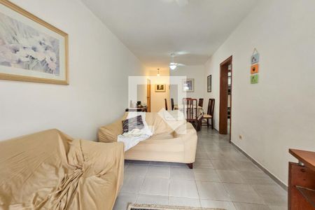 Sala de apartamento para alugar com 2 quartos, 84m² em Jardim Belmar, Guarujá