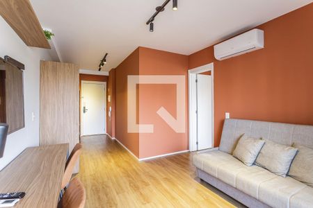 Sala de apartamento à venda com 1 quarto, 43m² em Indianópolis, São Paulo