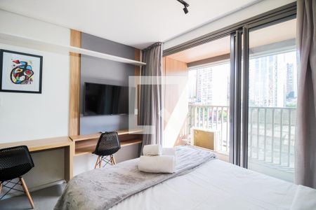 Sala/Quarto/Cozinha de kitnet/studio para alugar com 1 quarto, 25m² em Vila Regente Feijó, São Paulo