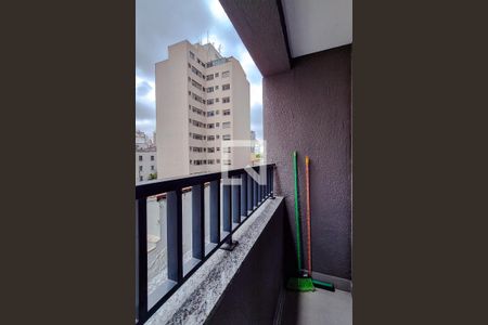 Varanda da Sala de kitnet/studio para alugar com 1 quarto, 27m² em Barra Funda, São Paulo
