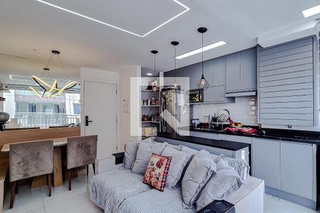 Sala de apartamento à venda com 2 quartos, 42m² em Parque Industrial Tomas Edson, São Paulo