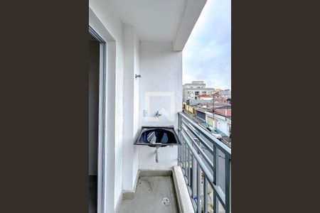 Área de Serviço e Varanda de apartamento à venda com 1 quarto, 25m² em Vila Esperança, São Paulo
