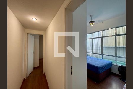 Quarto 2 - corredor de acesso de apartamento à venda com 2 quartos, 64m² em Leme, Rio de Janeiro