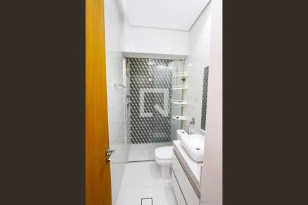 Banheiro da Suíte de apartamento para alugar com 3 quartos, 119m² em Estoril, Belo Horizonte