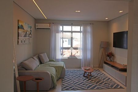 Sala de apartamento para alugar com 2 quartos, 96m² em Campo Grande, Santos