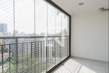 Varanda da Sala de apartamento para alugar com 2 quartos, 56m² em Consolação, São Paulo