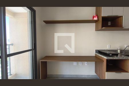 Sala/Cozinha de apartamento para alugar com 1 quarto, 28m² em Liberdade, São Paulo