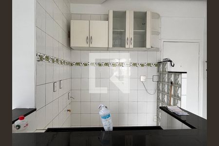 Sala/Cozinha de apartamento à venda com 1 quarto, 30m² em Mirandópolis, São Paulo