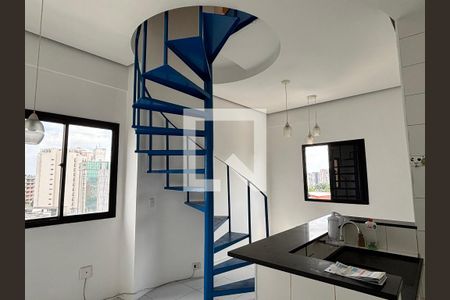 Sala/Cozinha de apartamento à venda com 1 quarto, 30m² em Mirandópolis, São Paulo