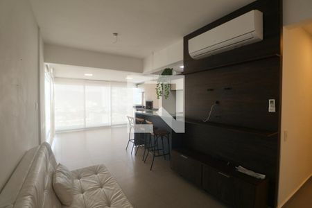 Sala de apartamento para alugar com 2 quartos, 72m² em Parque Enseada, Guarujá