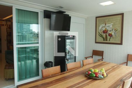 Varanda da Sala de apartamento para alugar com 3 quartos, 150m² em Aparecida, Santos